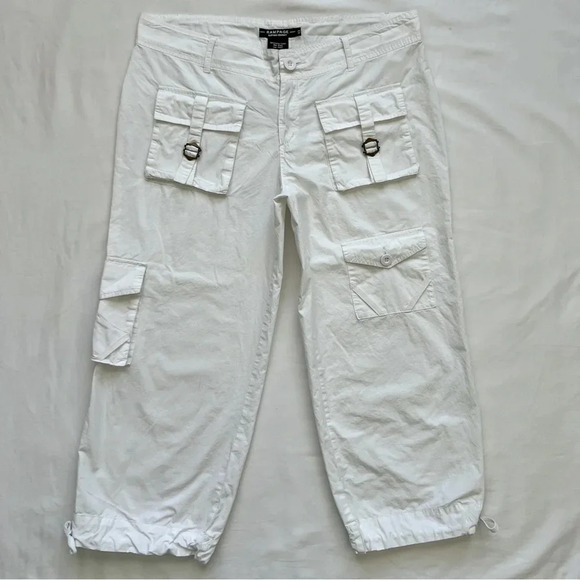 Y2K Rampage Low Rise Cargo Capris - Picture 3 of 6